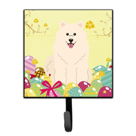 Carolines Treasures Easter Eggs Samoyed Leash or Key Holder BB6030SH4